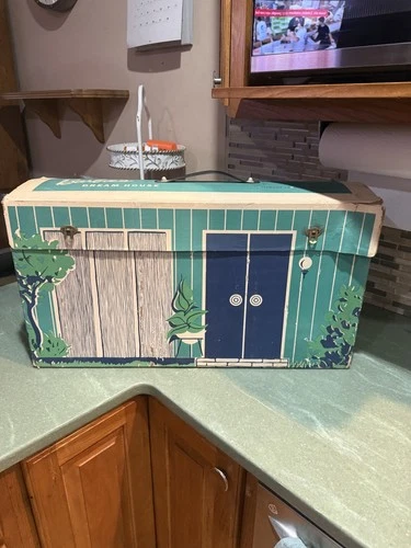 Vintage 1962 Barbie Dream House & Furniture & Accessories