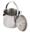 Outdoor Stainless Steel Kettle ，1.2L Mountaineering Camping Teapot， Portable