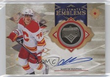 2023-24 Ultimate Collection Emblems Rookies Gold 62/99 Martin Pospisil Auto 0kr0