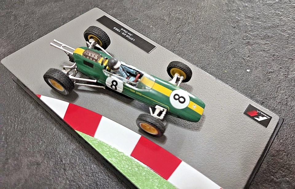 Modellino F1 1:43 Lotus 25 - 1963 - Jim Clark - F1 Collection Custom - Immagine 4 di 4