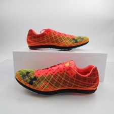 Under Armour HOVR Track Cleat Men's Red/Yellow New without Box