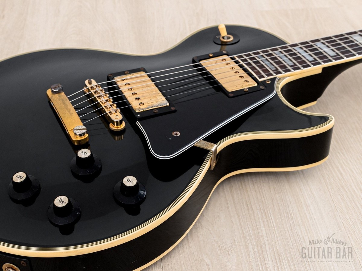 1985 Greco EGC68-500 Custom Black Beauty Vintage Guitar w/ Case