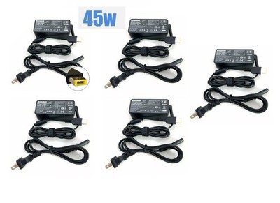 5pcs Lenovo ThinkPad 45W AC Power Adapter ADLX45NDC2A ,ADLX45NCC2A,ADLX45DLC2A