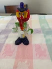 Colorful Murano Glass Clown 6 1/2" Tall Nice Detail