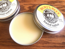 TWO 3 oz BURT'S BEES hand moisturizing salve NO parabens phthalates petrolatum
