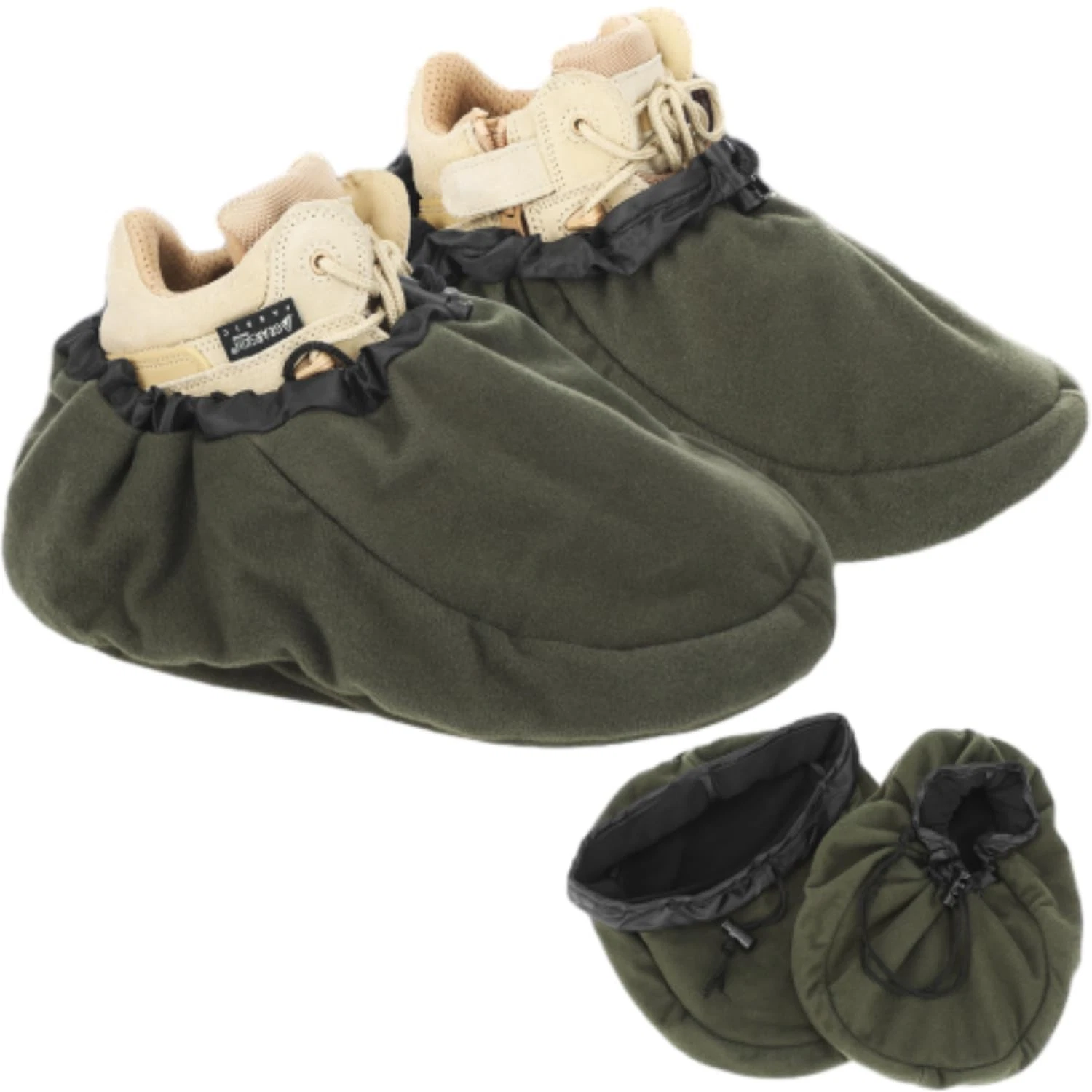 Insulated Boot Covers for Hunting Fishing Outdoor, Fleece Feet Warmer with Ad...