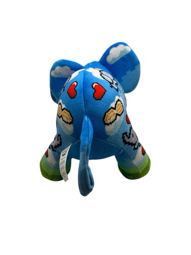 Pop Art weicher mächtiger Elefant PEANUT PIXEL 7 Zoll Bohne Plüsch - Bild 3 von 9