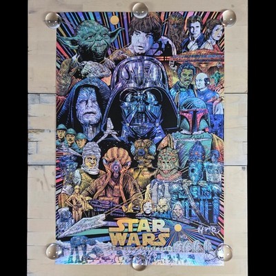 Star Wars Echoes Of The Empire Rainbow Foil Variant Print 163/185 Todd Slater