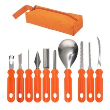 10 Pieces Jack-Lantern Carving Kit Long-Lasting Pumpkin Sculpting Tools