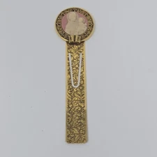 The Vatican Library Vintage St. Anthony Gold Bookmark Religious Collectors Item