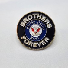 United States Navy Brothers Forever Pin Round Lapel Pin Hat Pin Tie Tack Pin