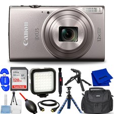 Canon IXUS 285 HS A Digital Camera Silver - 12PC Accessory Bundle