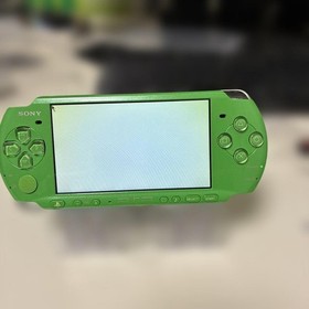 Sony PSP-3000 Playstation Portable Console Apple Green Custom Reshelled Tested