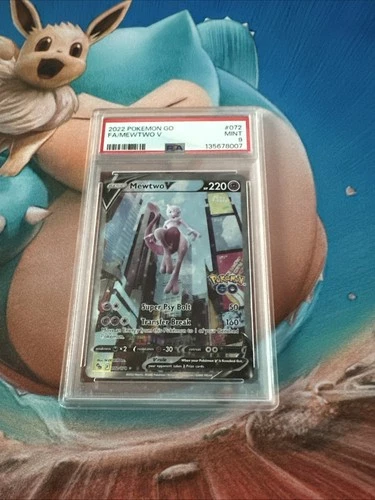 2022 POKEMON GO #072 FULL ART/MEWTWO V PSA 9