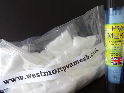 PVA MESH NARROW 25mm OFFER 100 OR 105 METRES Make BAGS 