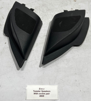 Mitsubishi Evolution X Tweeter Speaker Set With Covers MR986377 | eBay