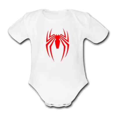 SPIDERMAN Strampler Baby Weste Grow Body LOGO