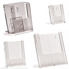 DL A5 A4 FREE STANDING / WALL Leaflet Brochure Holders Menu Dispenser Displays