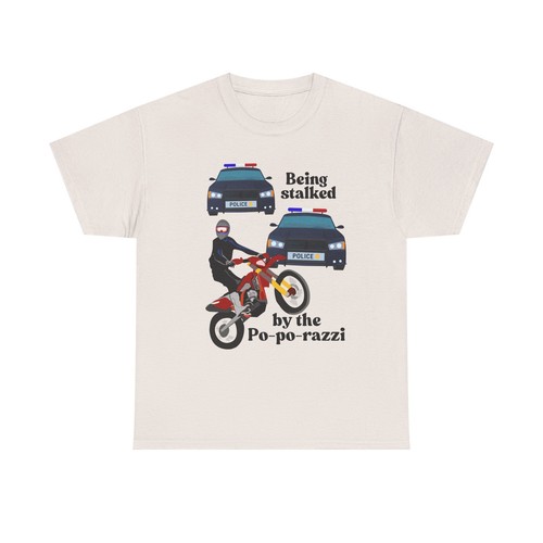 Funny Biker Po-po-razzi T-Shirt Unisex Tee, gift for motorcyclists & misbehavors - Picture 10 of 53