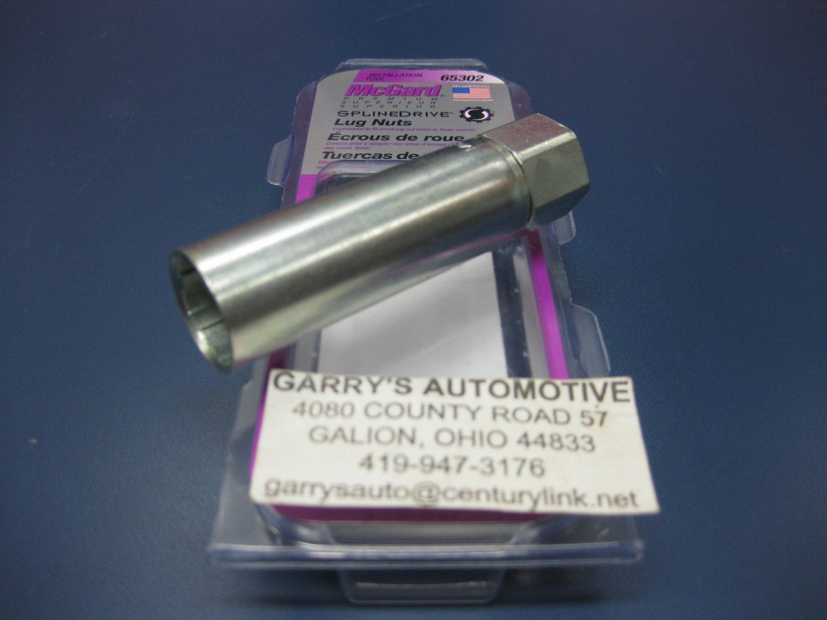 McGard 65302 8 Spline Drive Lug Nut Socket Hex Tool for 14mm