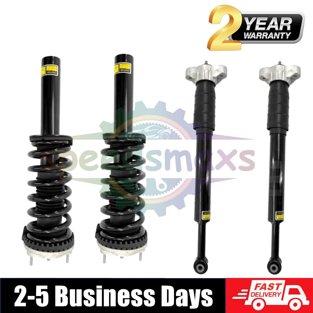 4x Front & Rear Shock Absorbers Struts Assys For Maserati Ghibli S Q4 AWD 14-19