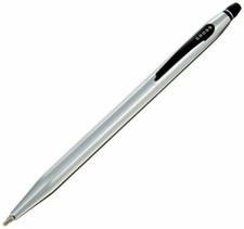 CROSS AT0625-1 GEL INK PEN WITH BLACK CLIP - POLISHED CHROME