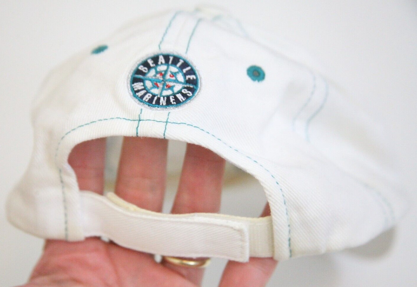 Fan Favorite Seattle Mariners Solid Strap Back Ad… - image 5