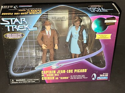 Captain Jean-Luc Picard - Dixon Hill and Guinan - Gloria Star Trek 5'' Figures
