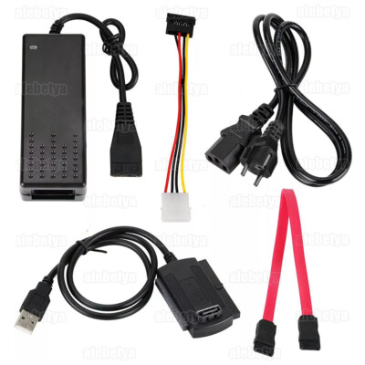 USB 2.0 to SATA PATA IDE Adapter Konverterkabel für 2,5/3,5 Zoll HDD SSD Adapter