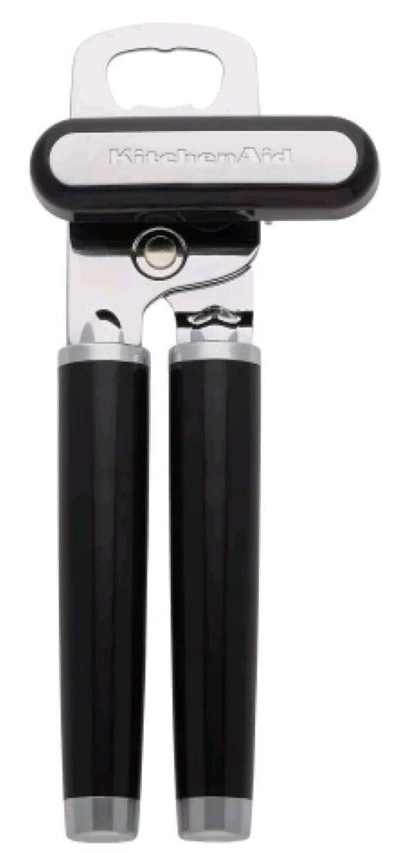 Kitchenaid Classic Multifunction Can Opener / Bottle Opener, 8.34-Inch, Black