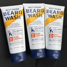 : Duke Cannon Best Damn Beard Wash-Citrus Scent-Lot of 3 :