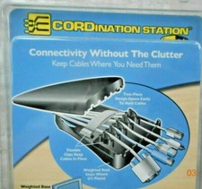 LEAP TECHNOLOGIES COMPUTER CORD  CABLE ORGANIZER 5 CORD DOCKING STATION NEW 