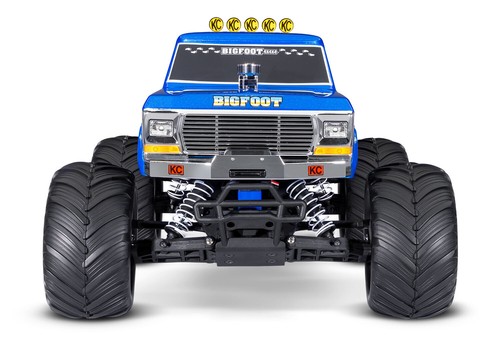 Traxxas TRX36234-8-R5 Bigfoot n.1 blu 1:10 2WD Heavy Duty, Clipless Monster-Tr - Foto 2 di 13