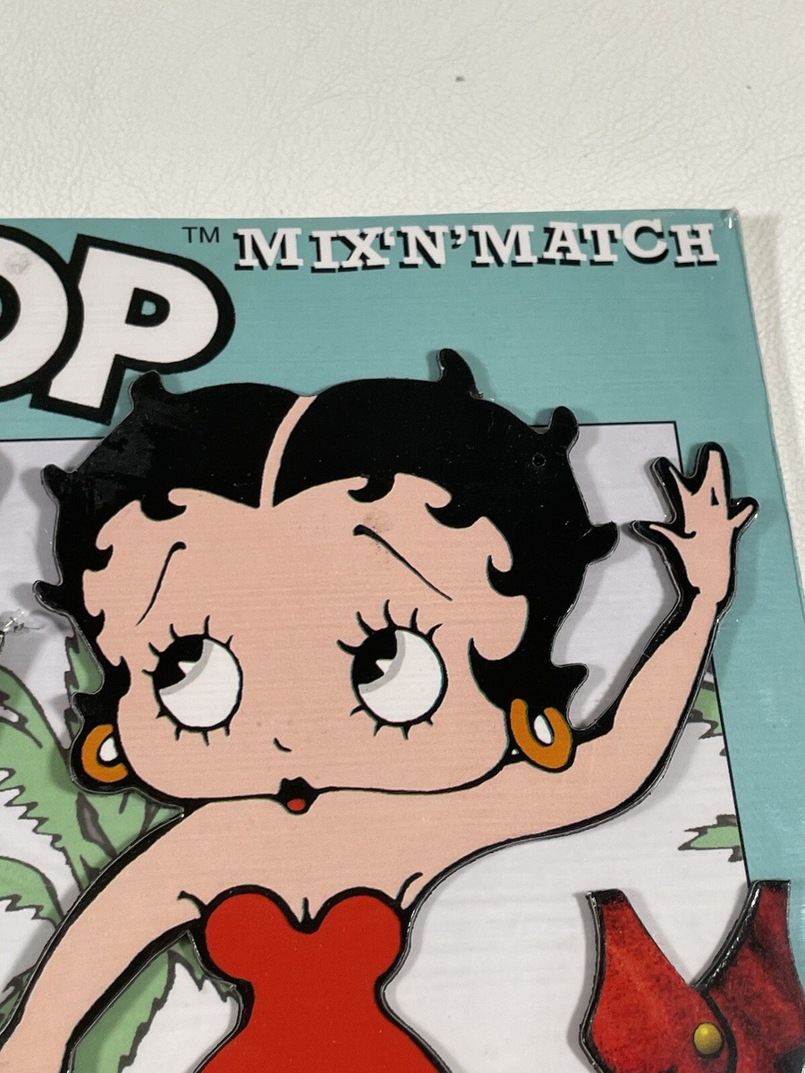 Vtg 90s Betty Boop Mix N Match Magnetic Dress Up Set 1995 New
