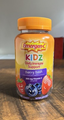 Kidz, Daily Immune Support, Berry Bash, 250 mg , 44 Gummies.   - EXP.  11/24