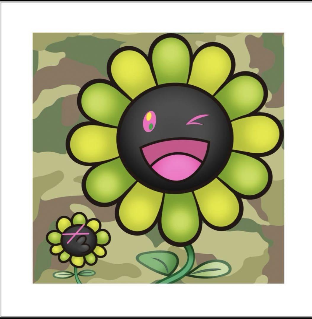 フラワー Takashi Murakami Murakami.Flower #11245 jungle Camouflage ed 100