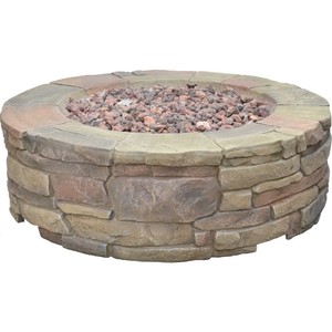 Outdoor Fire Pit 36" Patio Yard Gas Heater Bond Petra ...