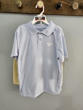 Reebok outfit set kids Boys 2 pc Summer Blue Polo  Khaki Size 8