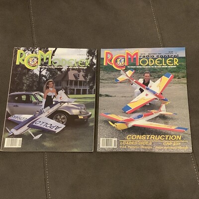 Lot of 2 RC Modeler Magazines 1994 September November - Dad's Estate