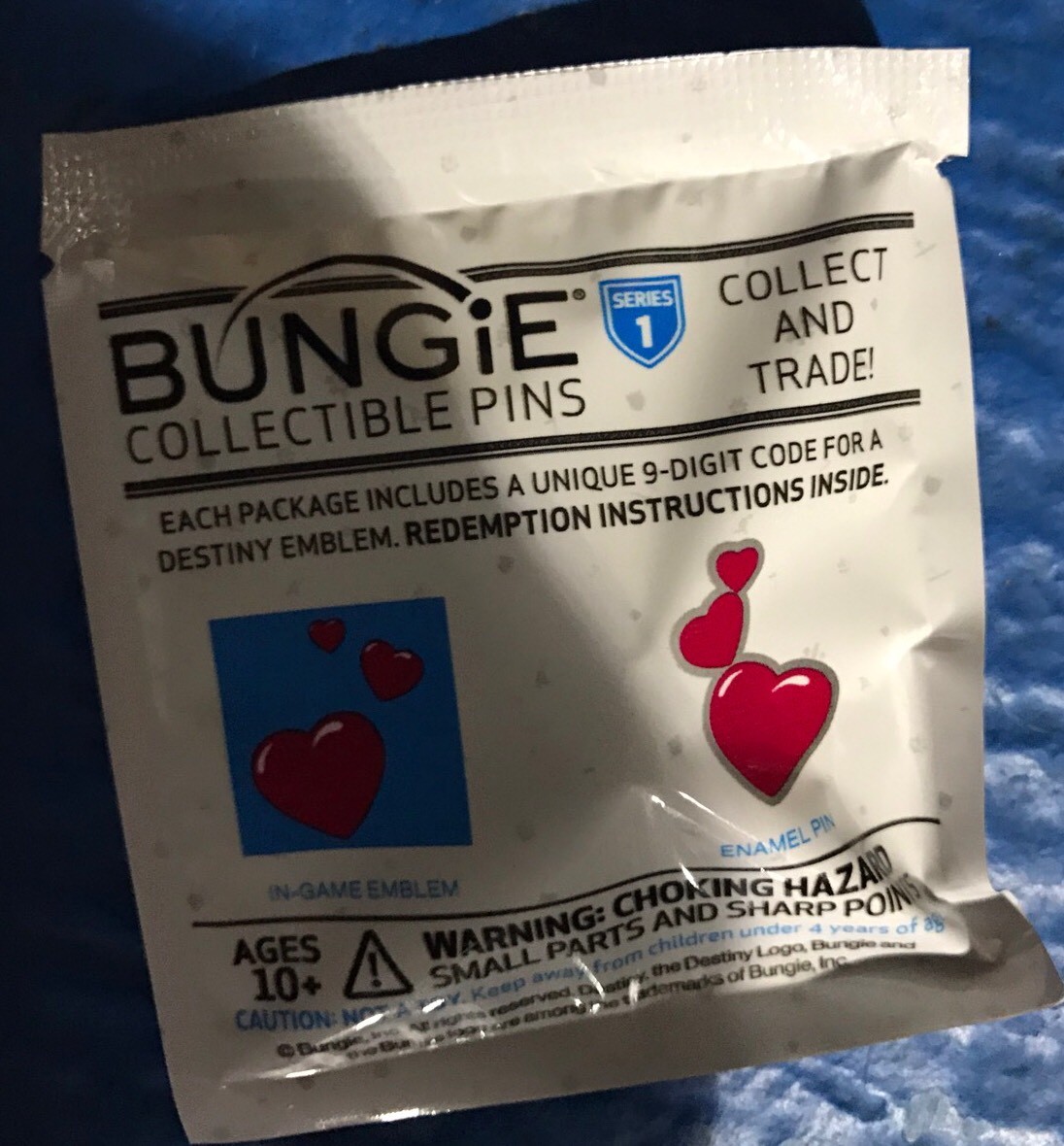 Destiny 2 Bungie Heart Of Foundation Emblem Pin W/ Code PAX