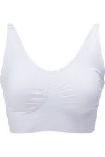 Rhonda Shear Ahh Bra w Lace Detail White