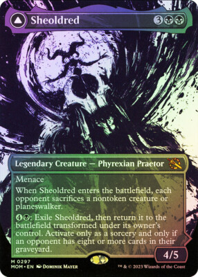 MTG FOIL Sheoldred // The True Scriptures Showcase - March of the