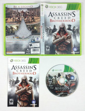 Assassin's Creed Brotherhood Xbox 360 Game Disc Case & Manual Microsoft 2010 