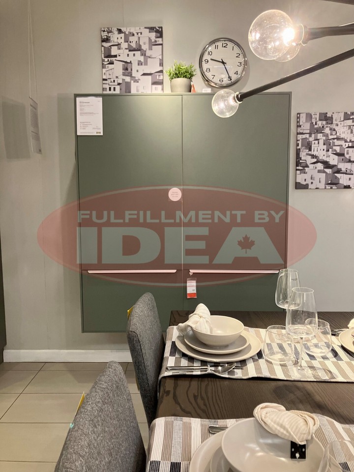 Brand New IKEA BODARP GrayGreen Door 12x30 in 204.356.00 eBay