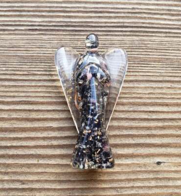 2 INCH RUBY IN MATRIX ORGONE GEMSTONE ANGEL ORGONITE