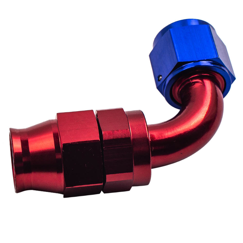 CNRAQR 6AN Hose End Fitting Straight Swivel for CPE Braided Hose Fuel Line Aluminum