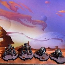 Star Wars Legion Miniatures Droidekas - 4 Figures Painted