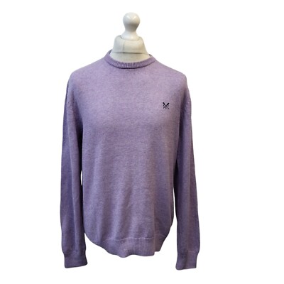 Crew Clothing Lila Pullover Rundhals Langarm UK Herren L DD47