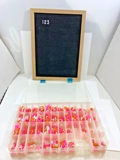 Felt Letter Board 16"x12" Changeable Wooden Message Board With Letter Case