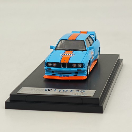 Street Weapon SW 1/64 BMW LTO E30 M3 Gulf Blue Diecast Model Car Collection - Imagen 4 de 7